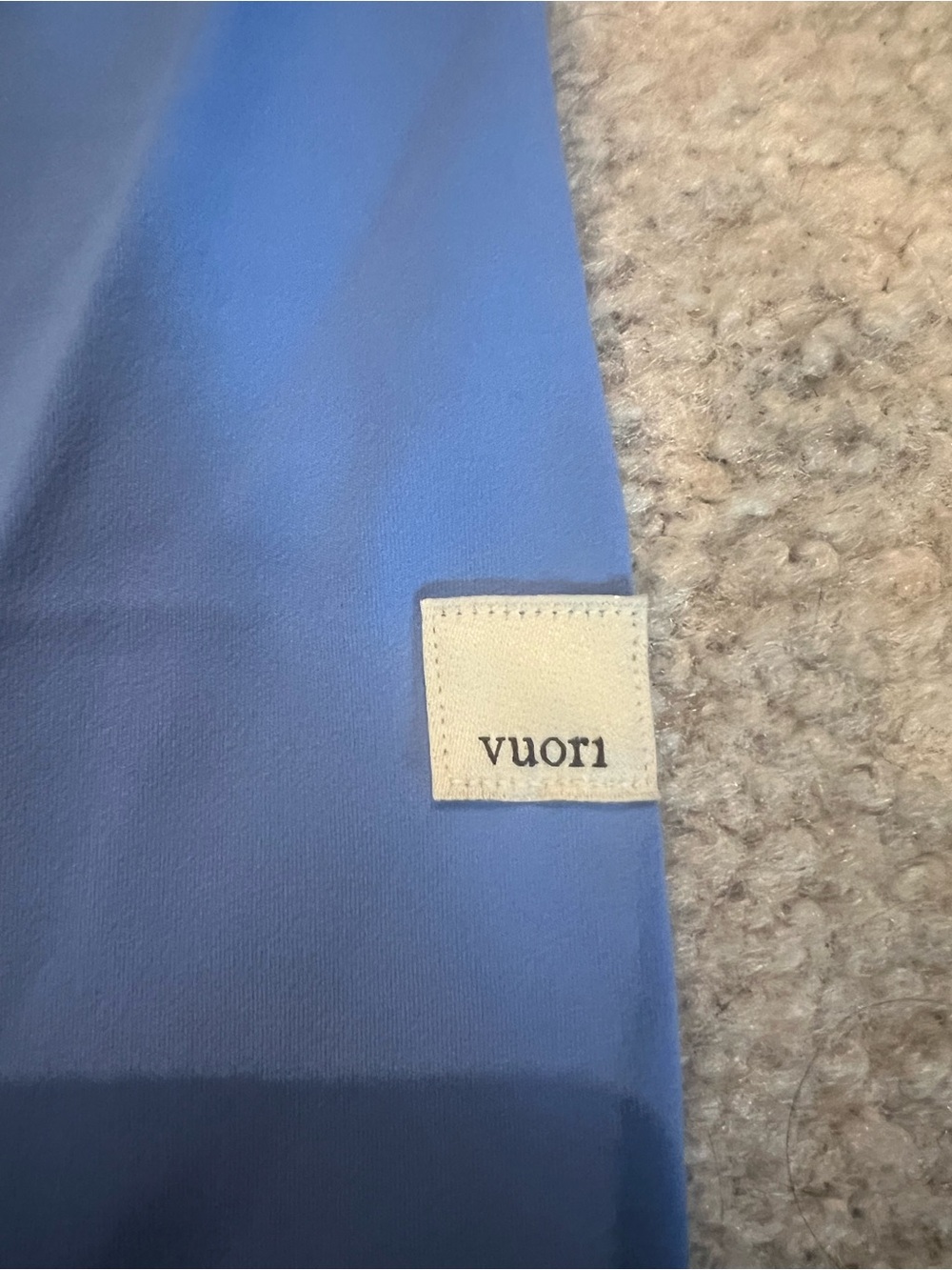 Vuori Active High-Rise Bike Shorts - Periwinkle - NEVER WORN - Picture 2 of 2